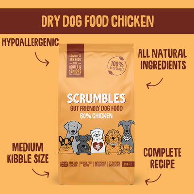 Chicken Dry Dog Food Trial Pack