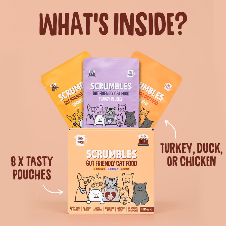 Wet Cat Pouches Poultry in Jelly
