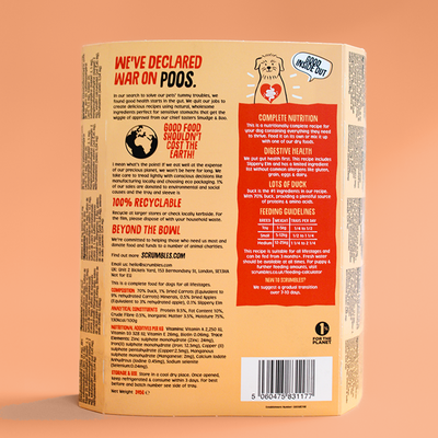 Duck Wet Dog Food Ingredients
