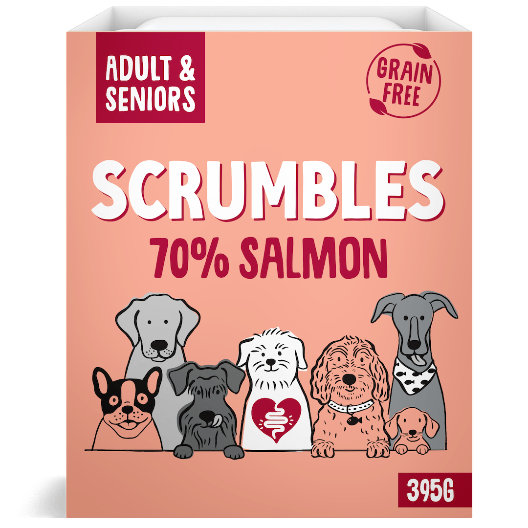 Grain Free Salmon Wet Dog Food (395g) – Scrumbles: Natural Pet Food
