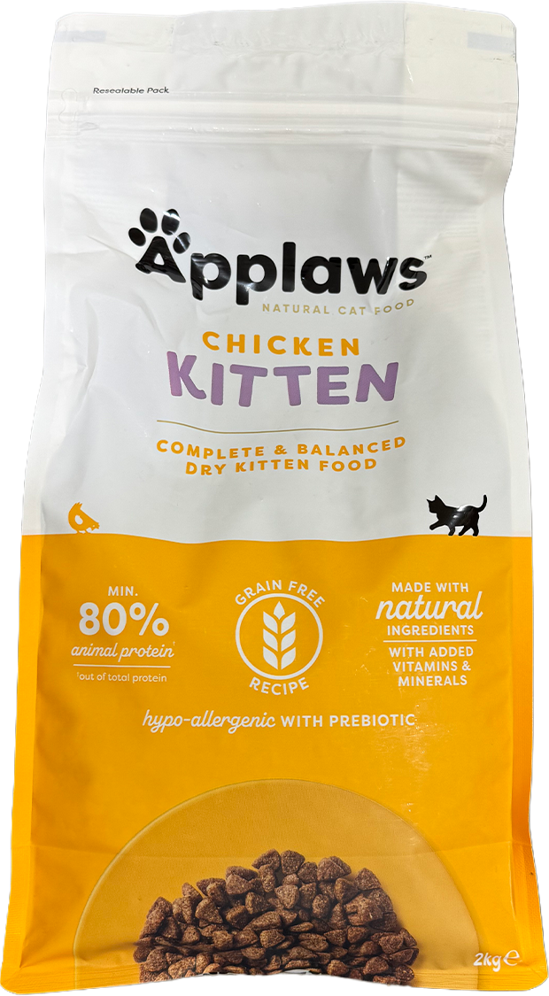 Applaws Complete & Balanced Grain Free Dry Kitten Food Chicken 2kg