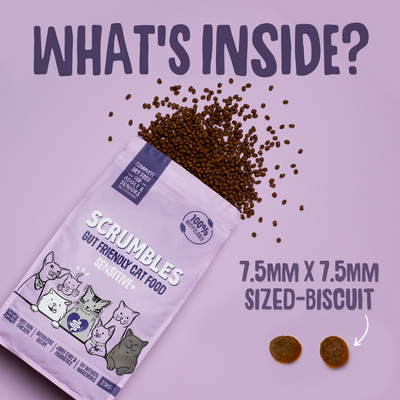 Sensitive+ Dry Cat Food Gut Friendly Size