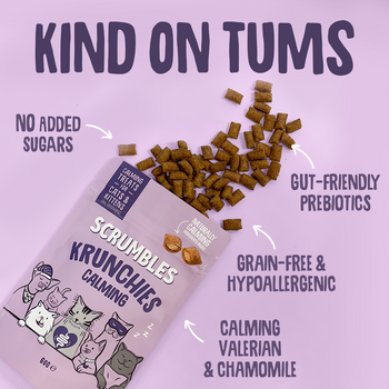 Calming Krunchies Cat Treats Gut Friendly