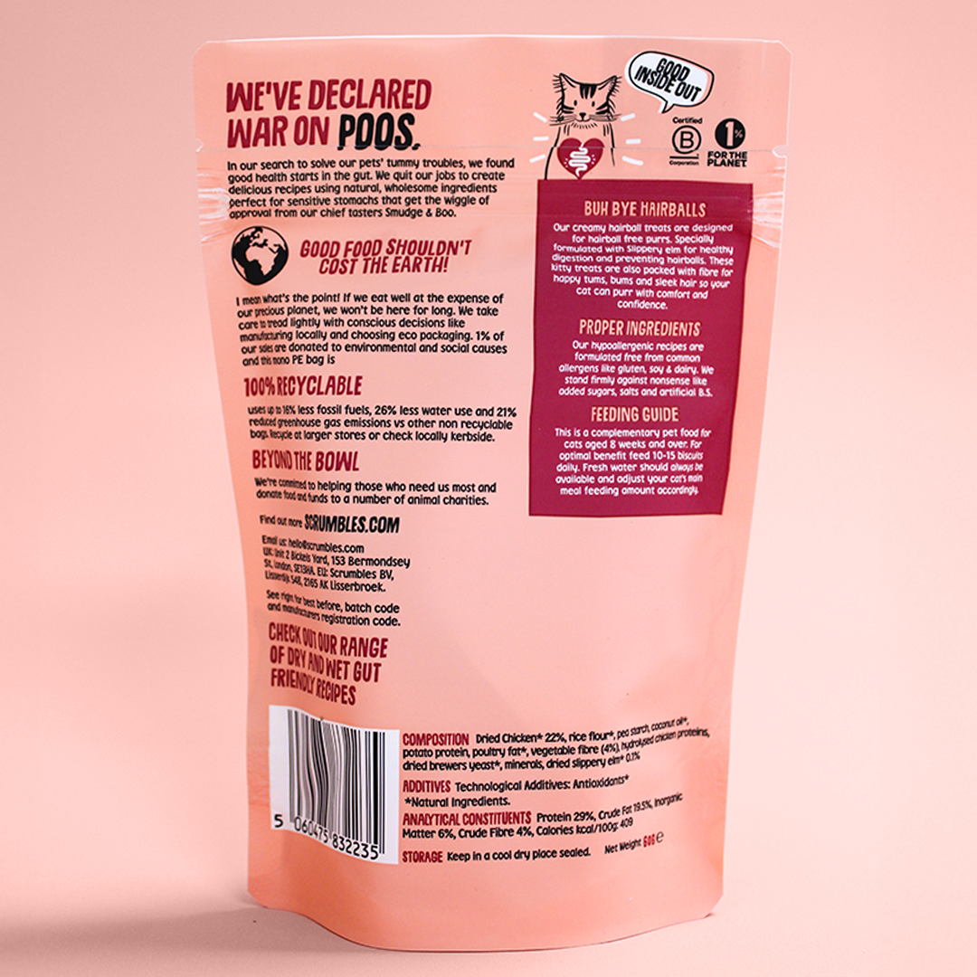 Hairball Krunchies Cat Treats Ingredients