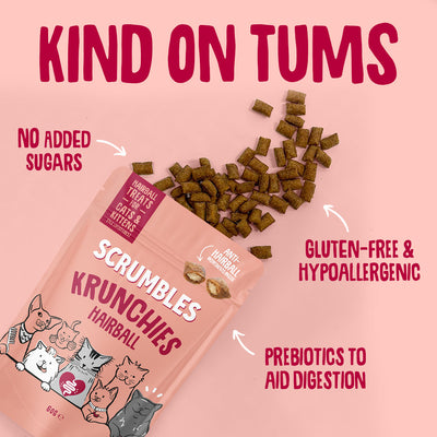 Hairball Krunchies Cat Treats features