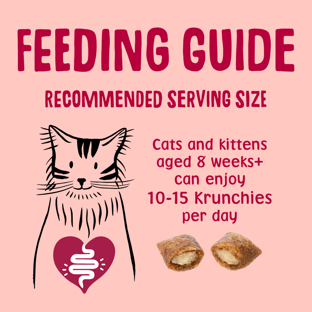 Hairball Krunchies Cat Treats Feeding