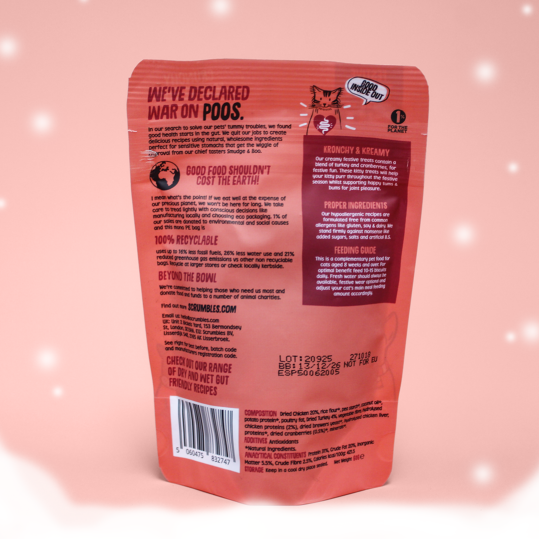 Christmas Turkey Krunchies Cat Treats