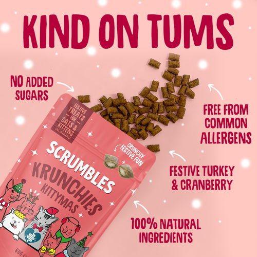 Christmas Turkey Krunchies Cat Treats