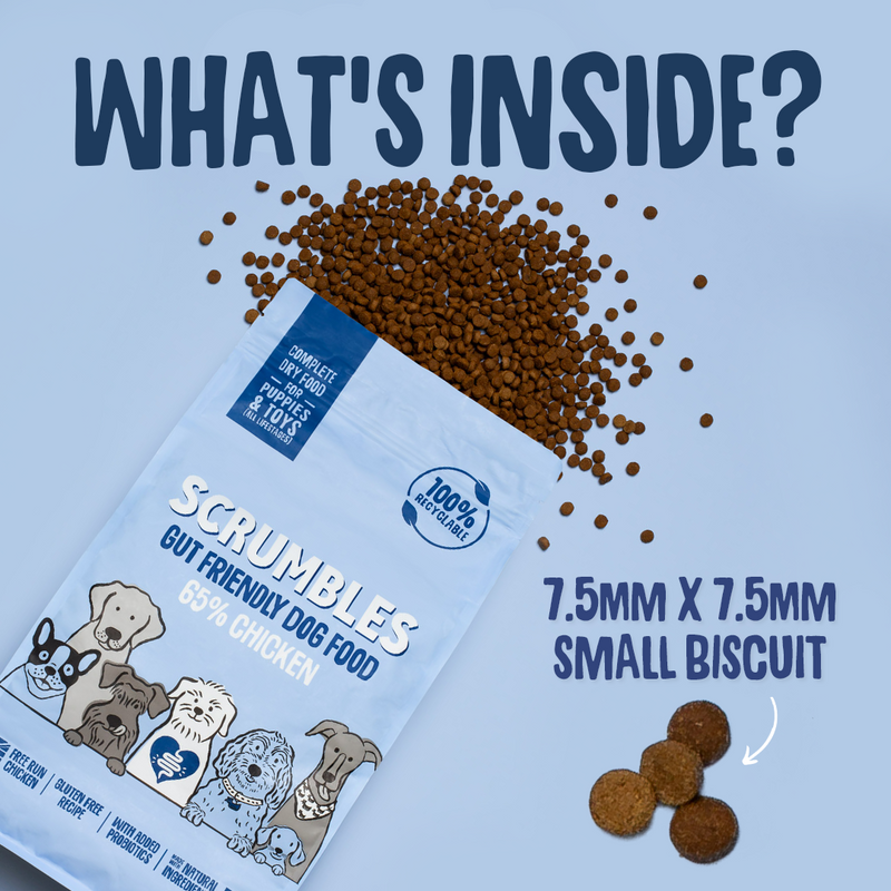 Puppy & Toy Dry Dog Food Size