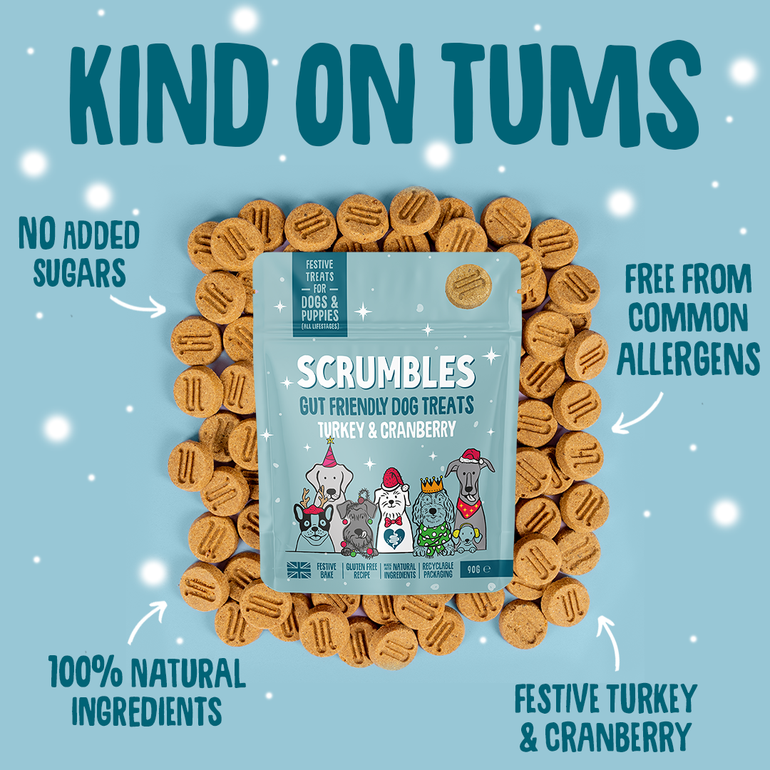 Christmas Turkey & Cranberry Softies Dog Treats Gut Friendly