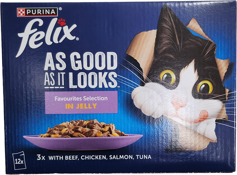 FELIX As Good As it Looks Favourites Selection Wet Cat Food12x85g