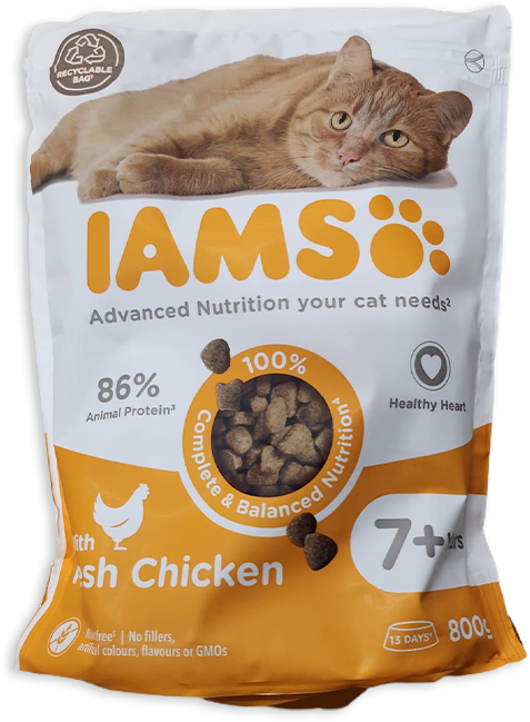 Iams Dry Cat Senior Chicken