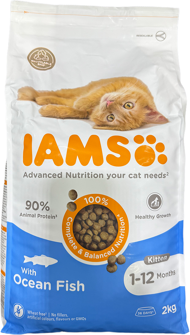 Iams for Vitality Cat Food Adult Ocean Fish 800g
