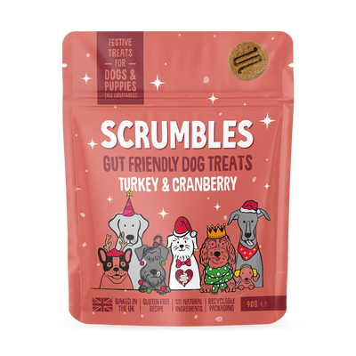 scrambles Christmas dog treats