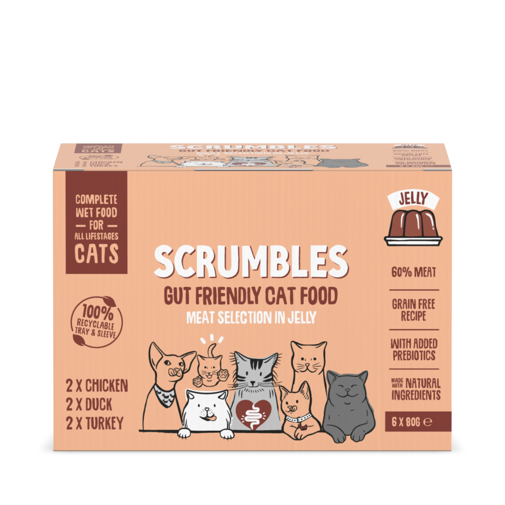 scrumbles-jelly-cat-food-classic-meat-poultry-chicken-duck-turkey-selection-box-grain-free-high-protein-hypoallergenic-tin-6x80g