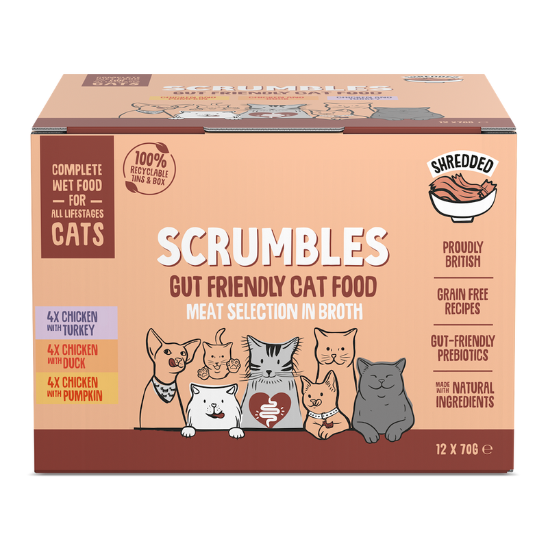 Wet Cat Tins Shredded Poultry in Broth