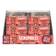 Shredded Turkey & Cranberry Christmas Cat Food in Broth