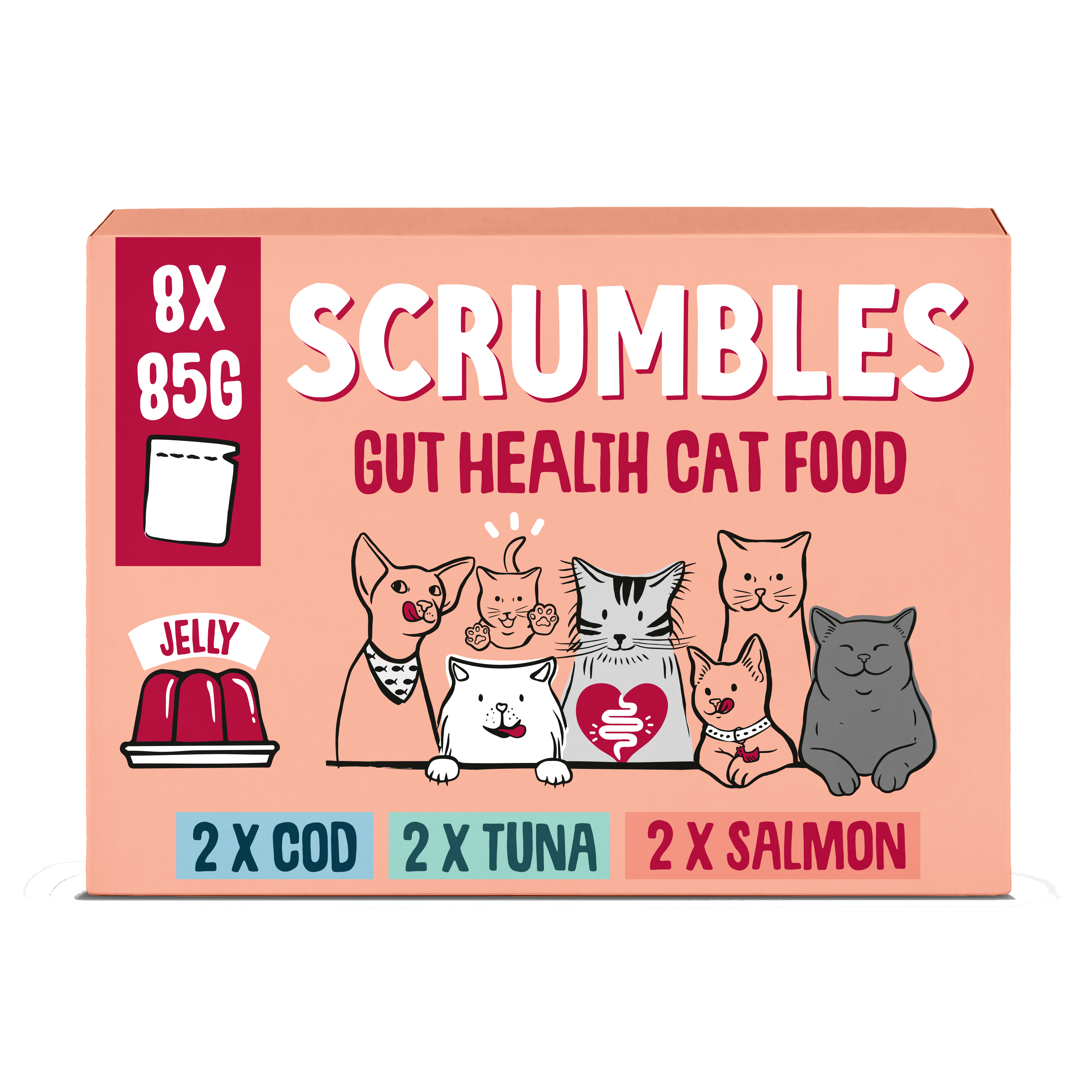 Wet Cat Pouches Fish Jelly