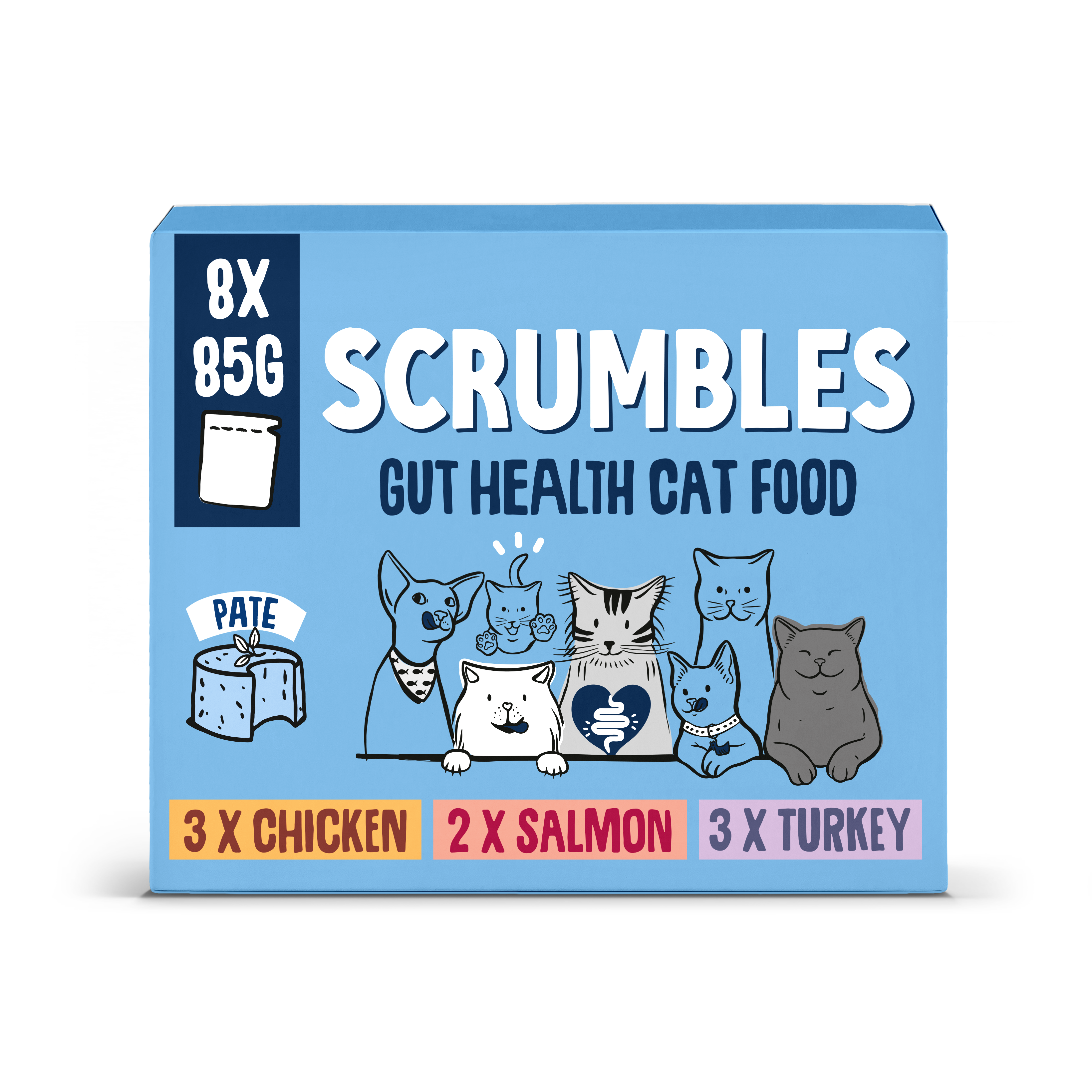 Wet Cat Pouches Pate Selection