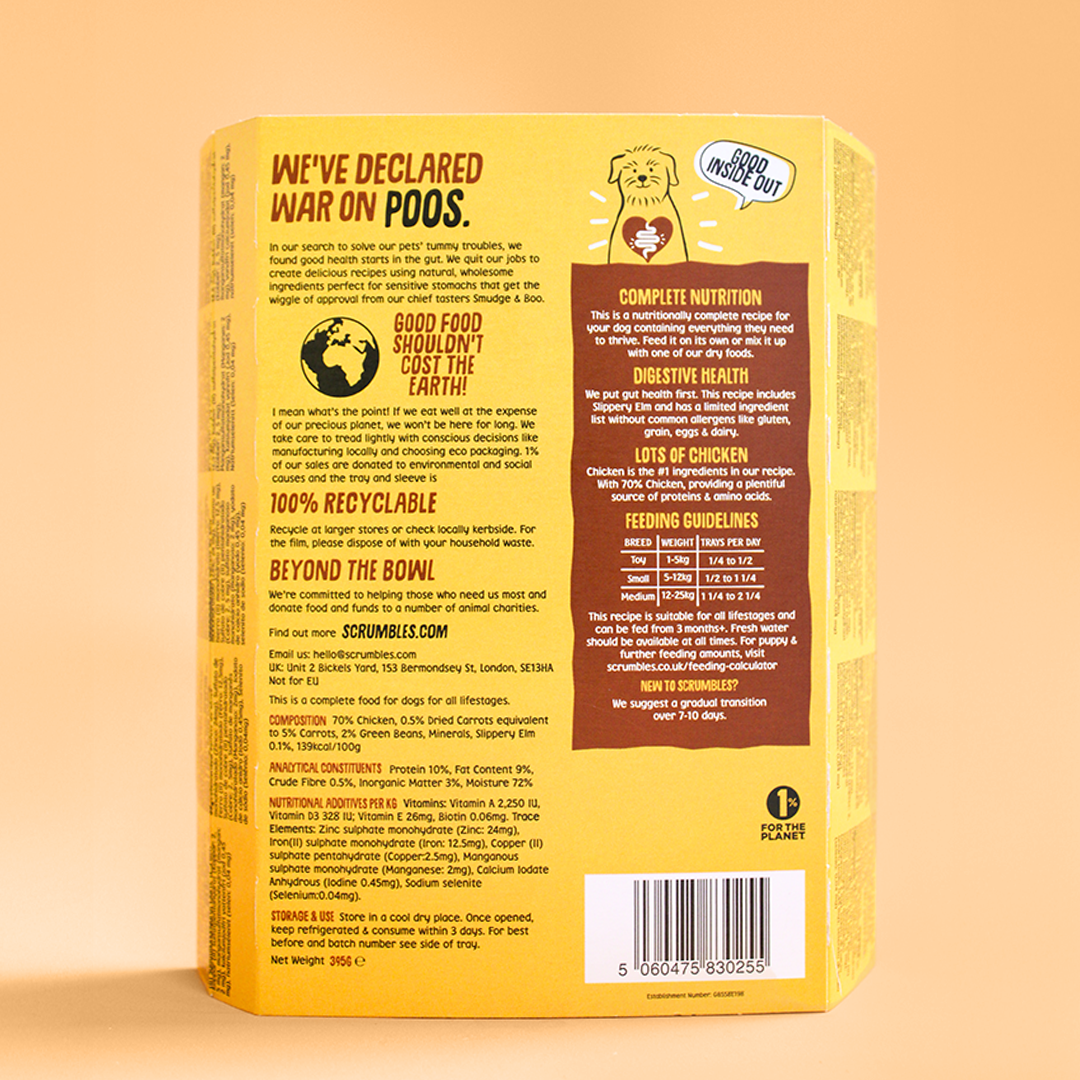 Chicken Wet Dog Food Ingredients