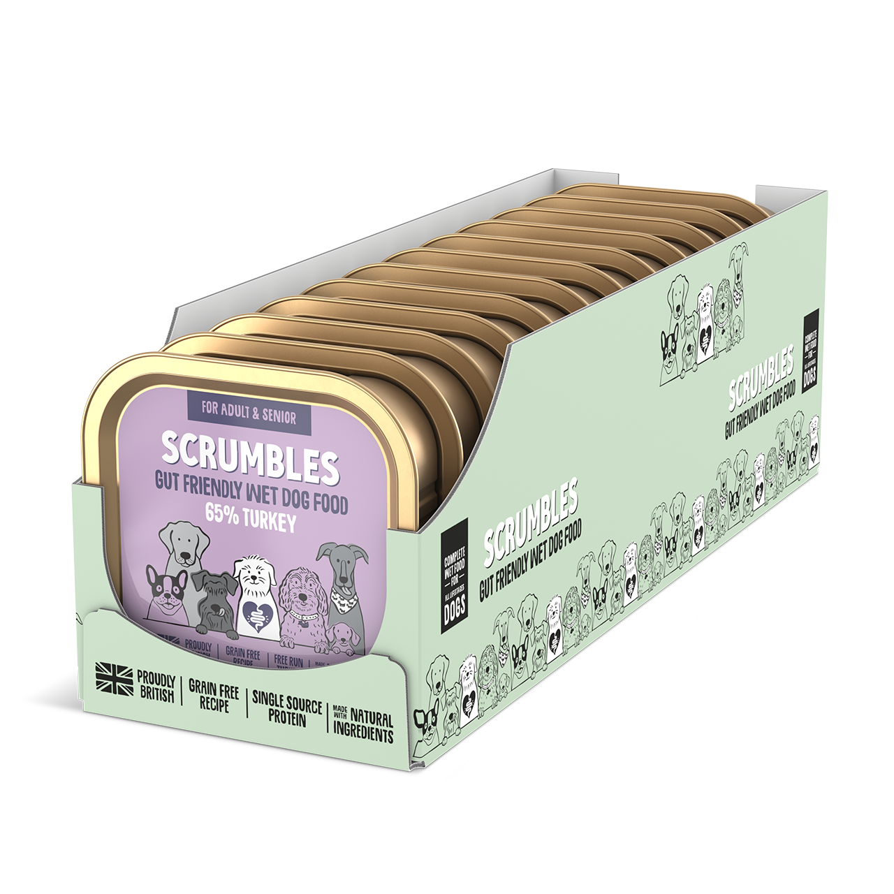 Turkey Wet Dog Food 150g