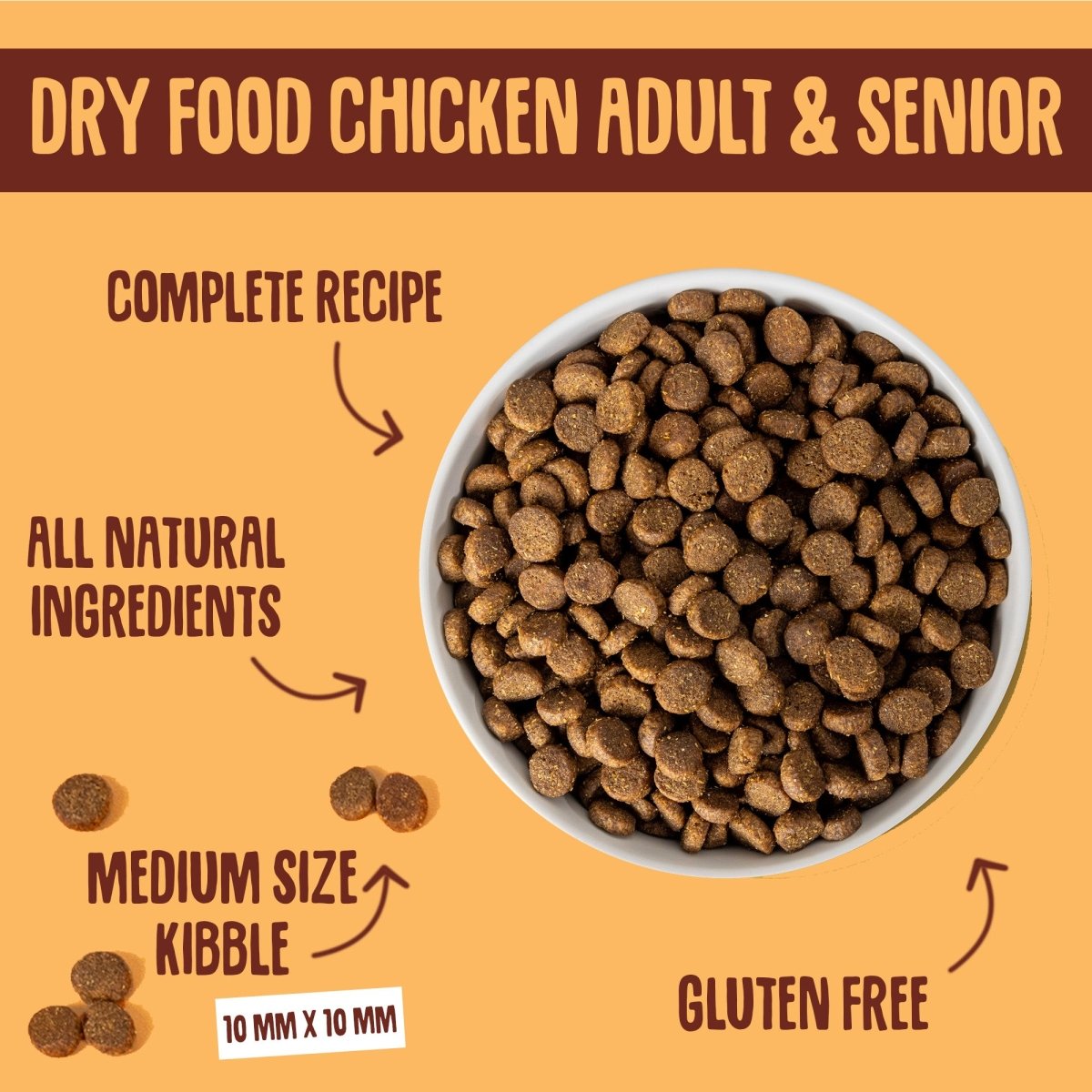 Natural dog kibble best sale