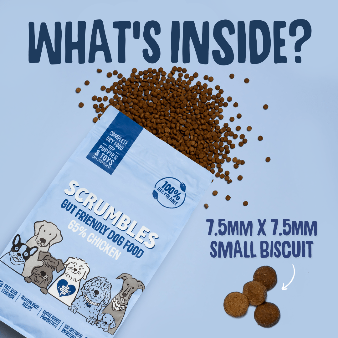 Puppy & Toy Dry Dog Food Size