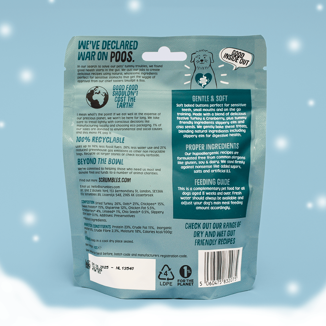 Christmas Turkey & Cranberry Softies Dog Treats