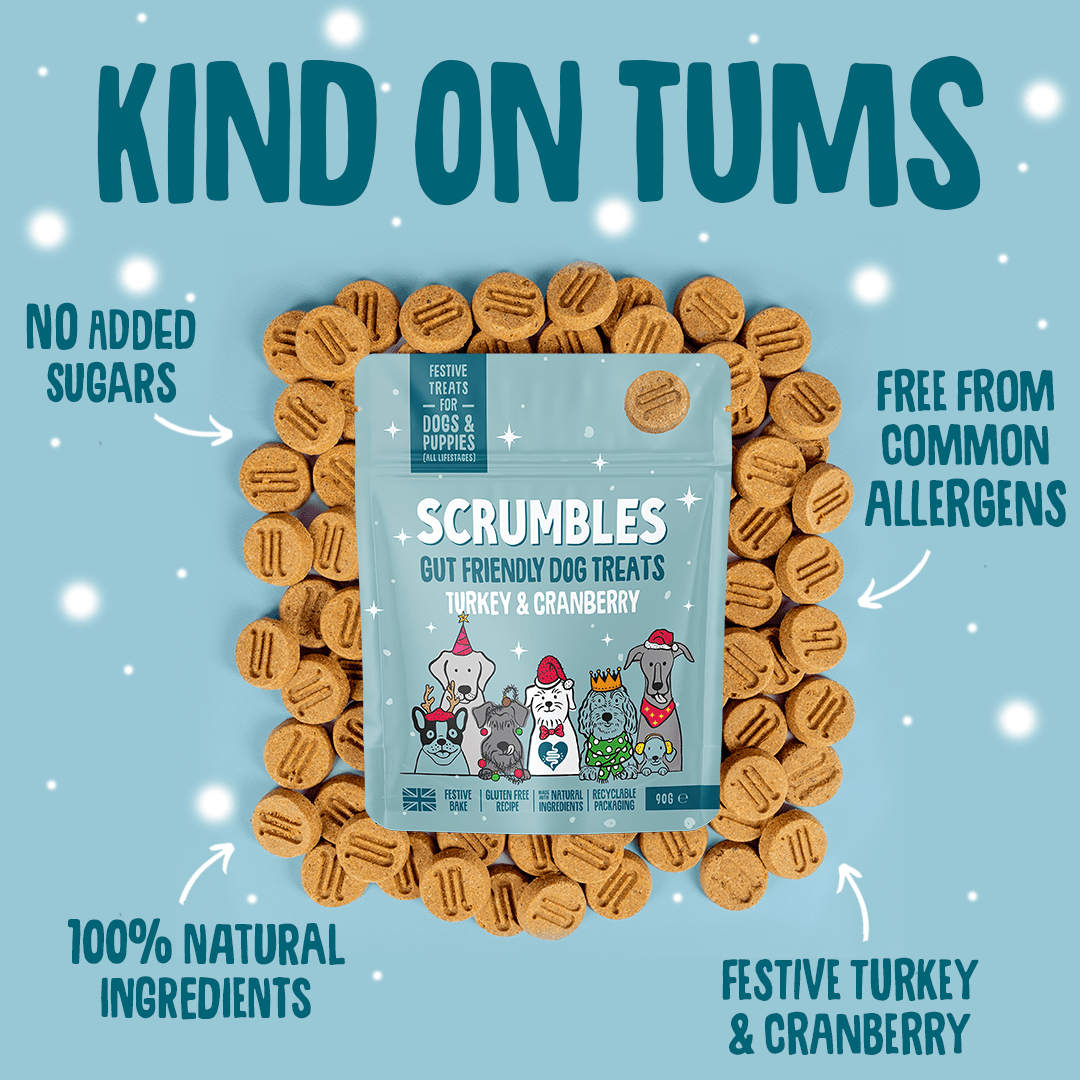 Christmas Turkey & Cranberry Softies Dog Treats Gut Friendly