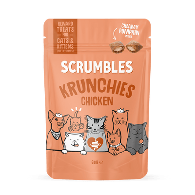 krunchies-chicken-cat-treats-hypoallergenic-gluten-free-pumpkin-high-meat-scrumbles-treats-kitten-pillow-cat-treat-1