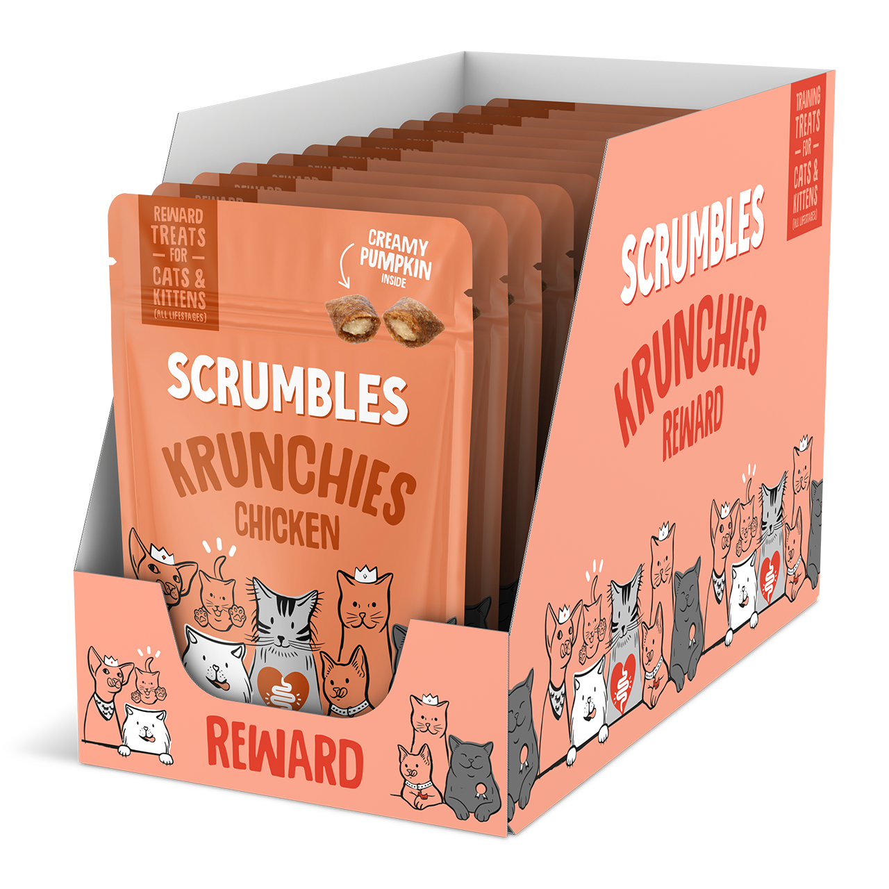 Krunchies: Chicken Pillow Cat Treats
