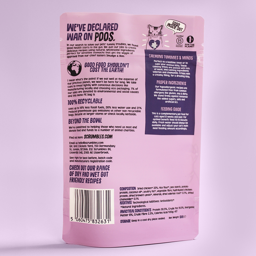 Calming Krunchies Cat Treats Ingredients