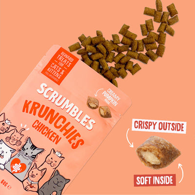 krunchies-chicken-cat-treats-hypoallergenic-gluten-free-pumpkin-high-meat-scrumbles-treats-kitten-pillow-cat-treat-1