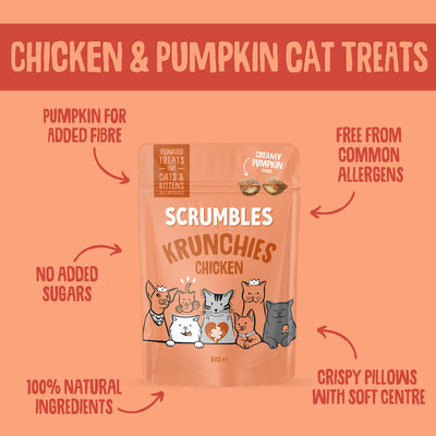 krunchies-chicken-cat-treats-hypoallergenic-gluten-free-pumpkin-high-meat-scrumbles-treats-kitten-pillow-cat-treat-4