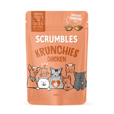 krunchies-chicken-cat-treats-hypoallergenic-gluten-free-pumpkin-high-meat-scrumbles-treats-kitten-pillow-cat-treat-1