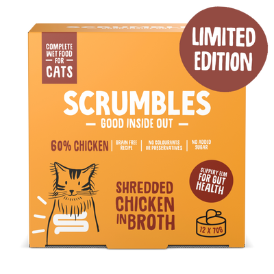 Shredded chicken cat food deals