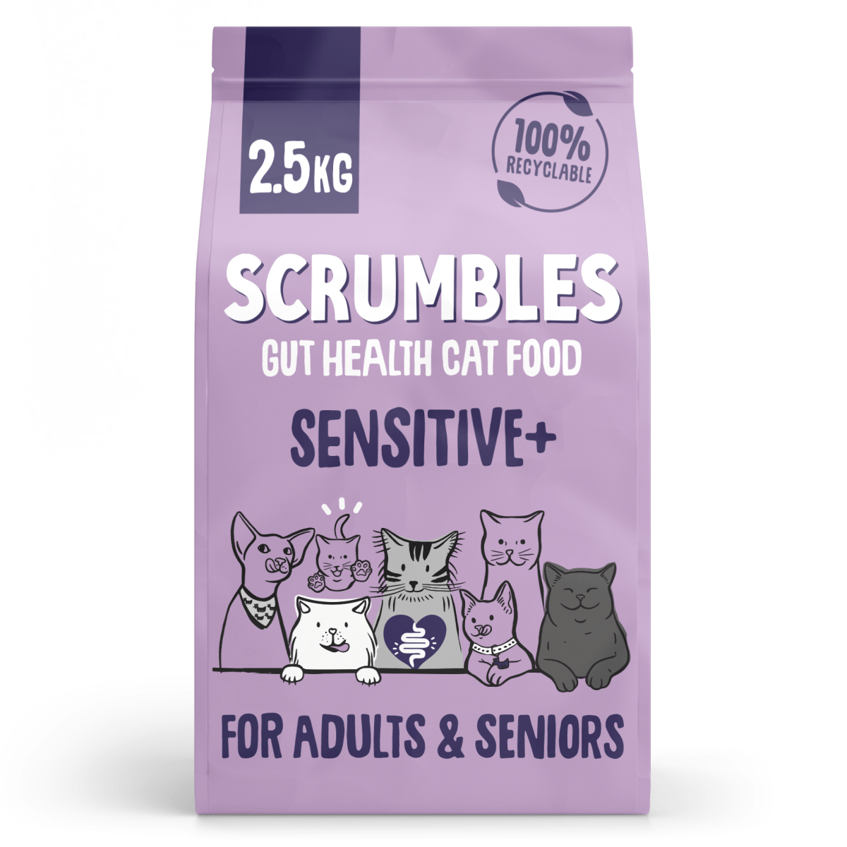 senitive dry cat food