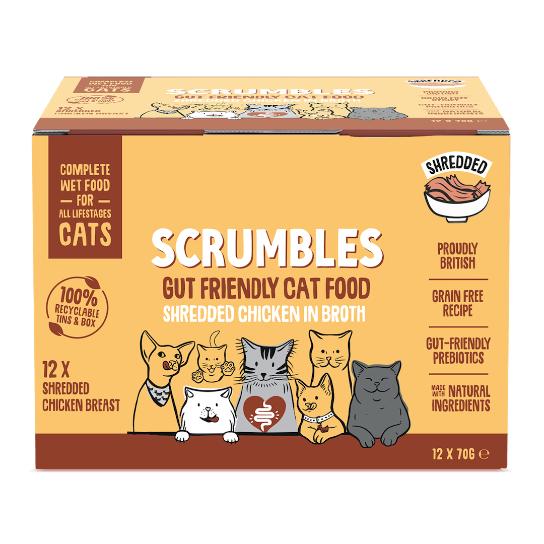 Wet Cat Tins Shredded Chicken in Broth