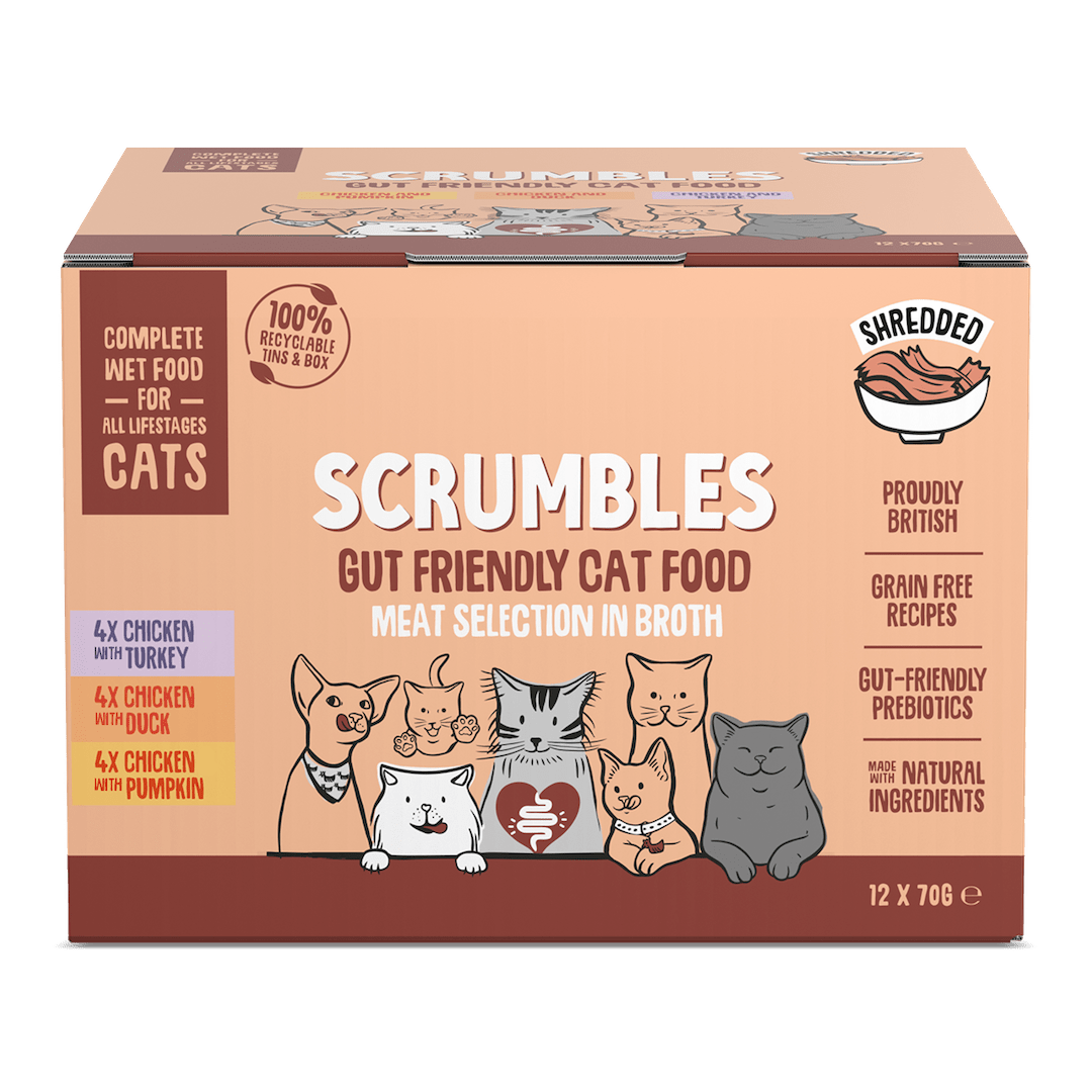 Wet Cat Tins Shredded Poultry in Broth