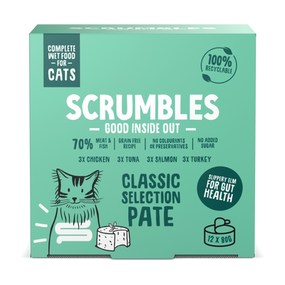 Classic Selection Pate Cat Food Grain Free Scrumbles