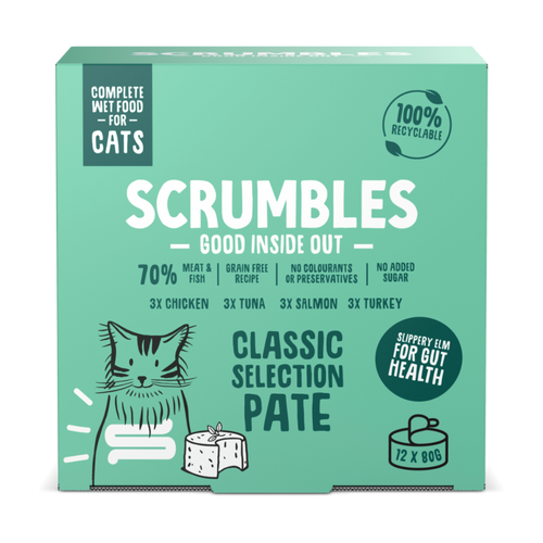 Grain Free Cat Food Sensitive Scrumbles