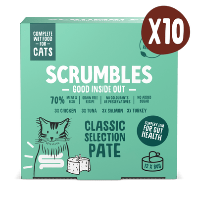 Classic Selection Pate Cat Food Grain Free Scrumbles